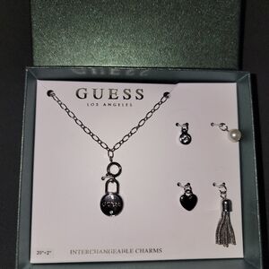 GUESS charm interchangeable necklace